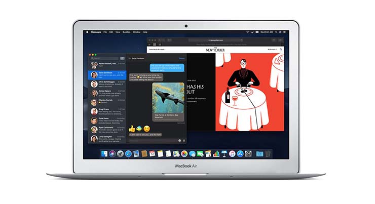 لپ تاپ 13 اینچی اپل مک بوک ایر مدل Apple MacBook Air 2017 i5 ram 8G